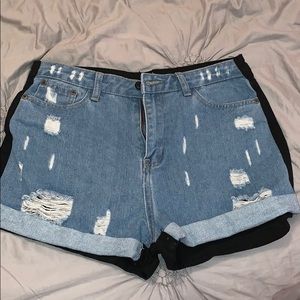 jean shorts NEVER WORN